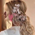 Accesoriu modern pentru decor par CA012RR Rose cu perle Accesoriu modern pentru decor par CA012RR Rose cu perle